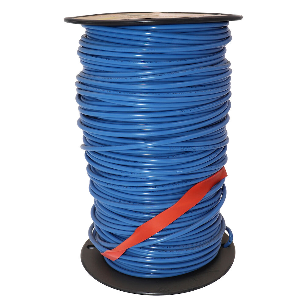 1245B-EHS-500  Reinforced Extra High Strength Tracer Wire 12 GA 45 MIL, Blue