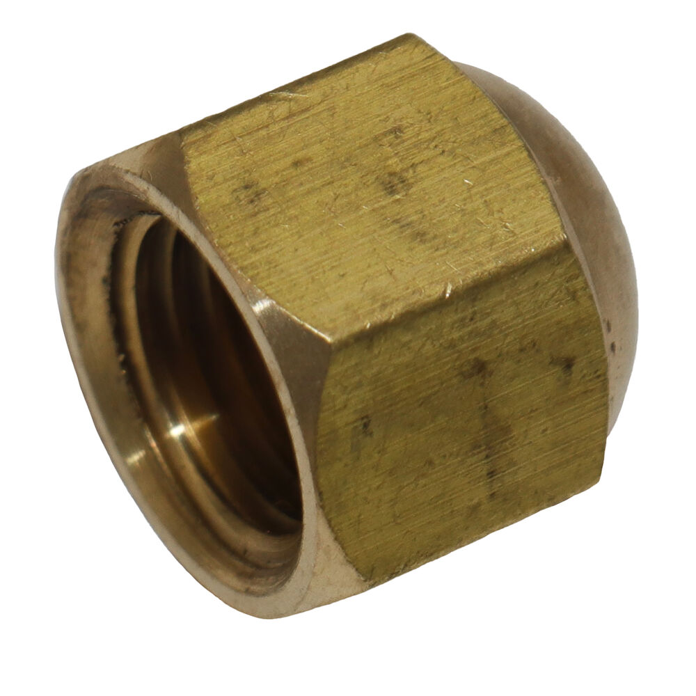BrassCraft® 40-4 40 Series Tube Cap, 1/4 in, Flare, Brass, Domestic