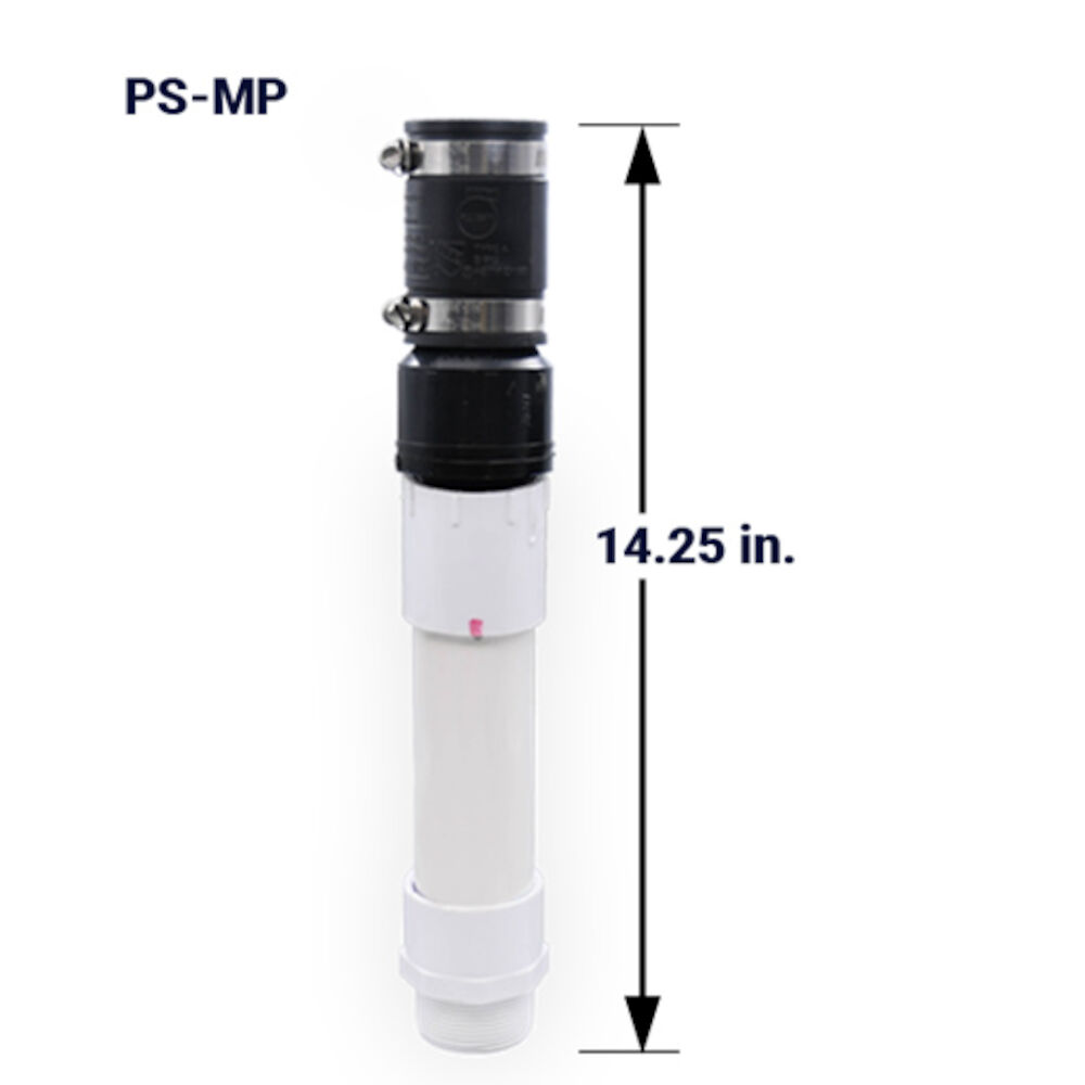 PS-MP 1-1/2 Quick Connect Main  Pipe w/ Check Valve