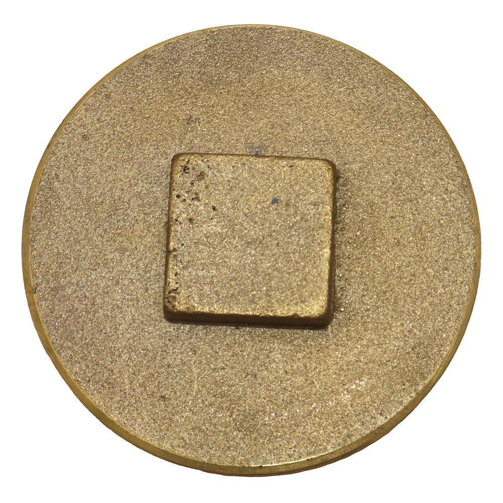 Jumbo Manufacturing 1100 3" Raised Square Head Brass Plug