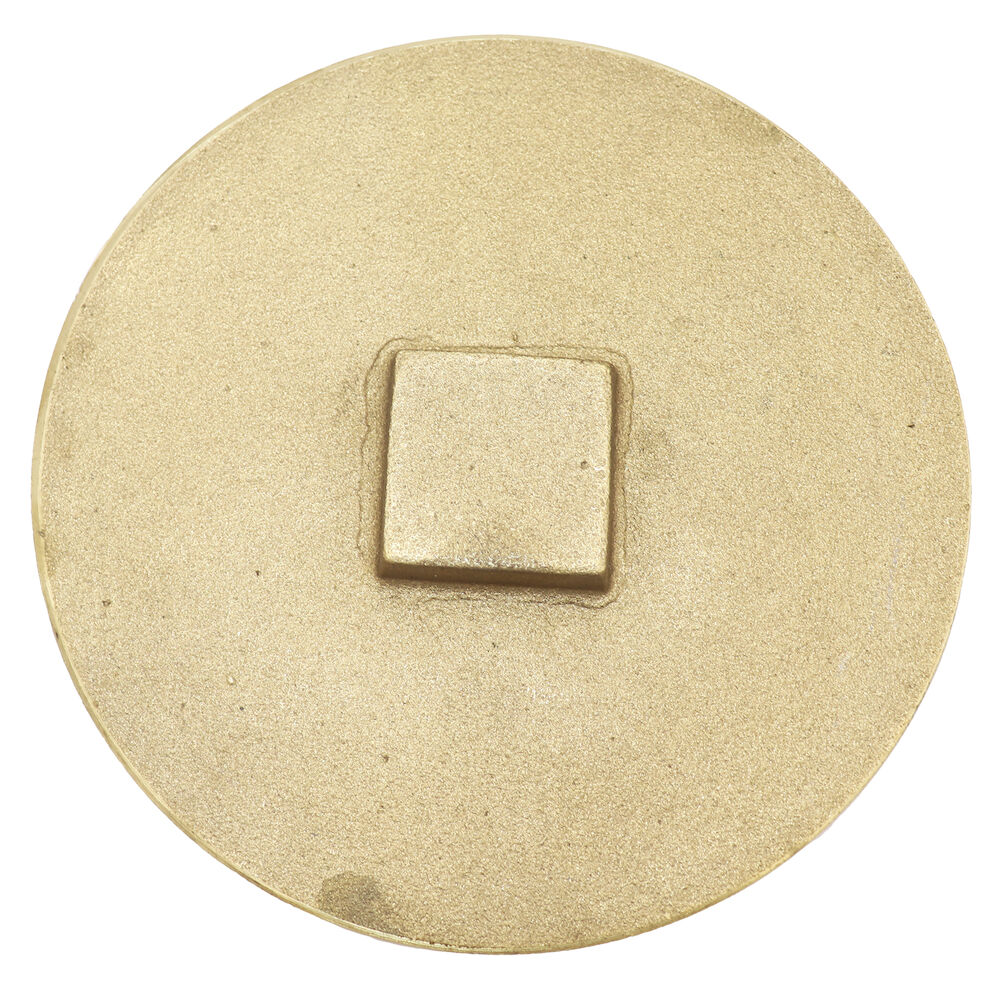 Jumbo Manufacturing 1100 6" Raised Square Head Brass Plug