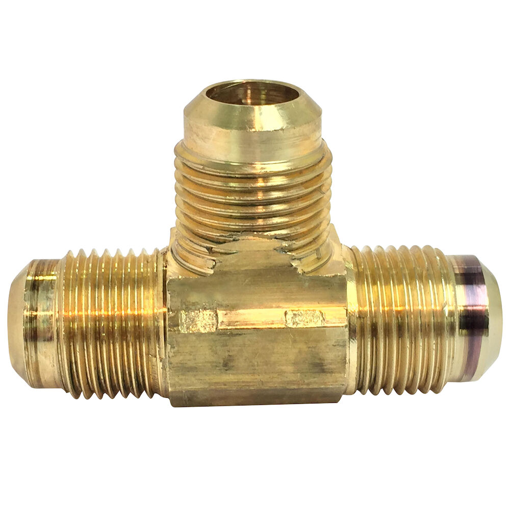975-201601 Sioux Chief 1/2" Flare Fittings, Tee, Brass