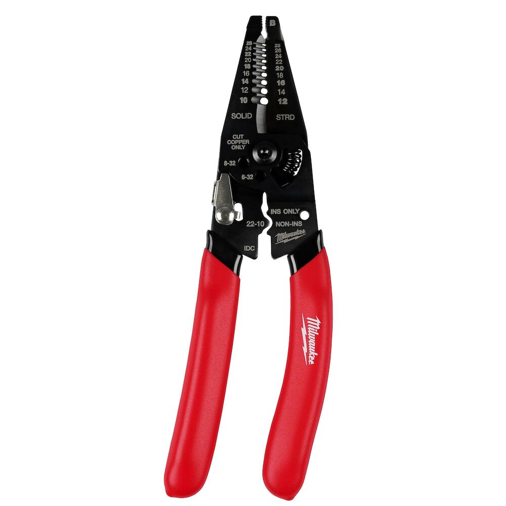 Milwaukee® Tool 48-22-3052 Wire Stripper and Cutter, 10 to 28 AWG Solid/Stranded Cable/Wire