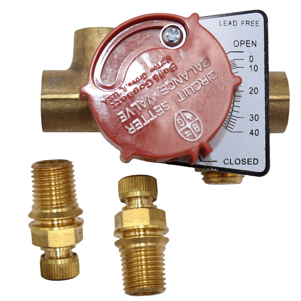 Bell & Gossett Circuit Setter Plus® 117412LF Balance Valve, 1/2 in, C, Lead-Free Brass Body