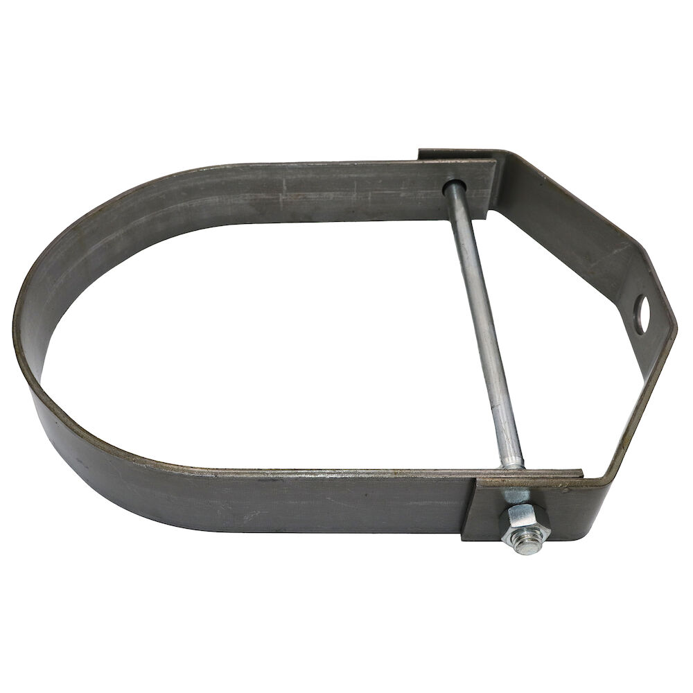 B-Line B3100-8PLN Standard Clevis Hanger, 8" Pipe, 3/4-1 Rod TPI, 2000 lb Load, Steel, Plain