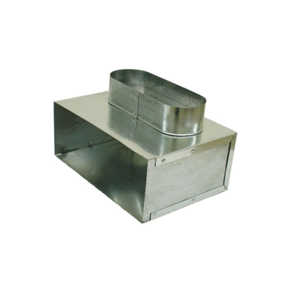 Snappy™ 605-540 90 deg Register Box, Oval, 10x4 Steel