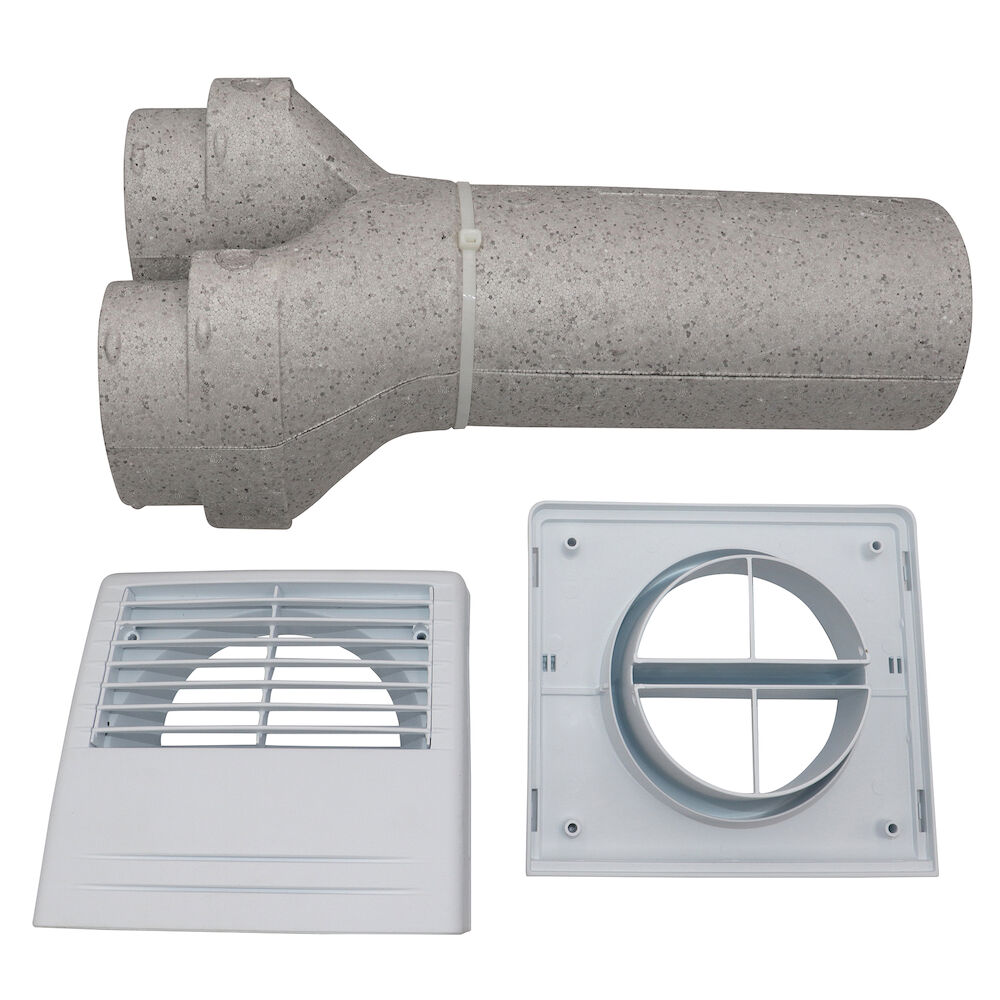 VTYIK1 Dual-Exterior Hood and Vent Install Kit w/ Tandem Y Transition Complete Vent