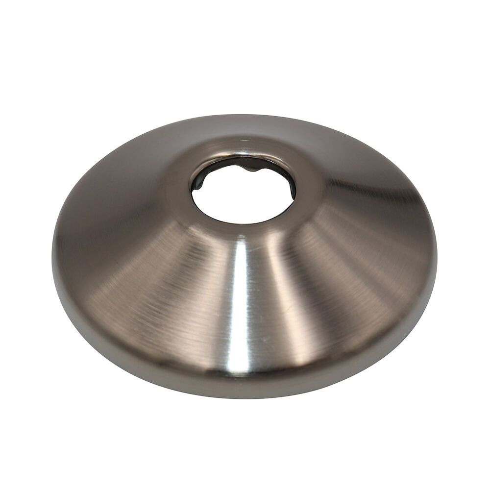 Newport Brass® 441/15S Shallow Style Pipe Flange, 5/8" IDx2-1/2" OD, 13/32" H, Solid Brass, PVD Satin Nickel