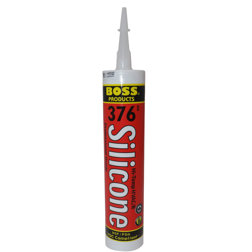 BOSS® by Soudal 37610 Hi-Temperature Sealant, Cartridge, Red