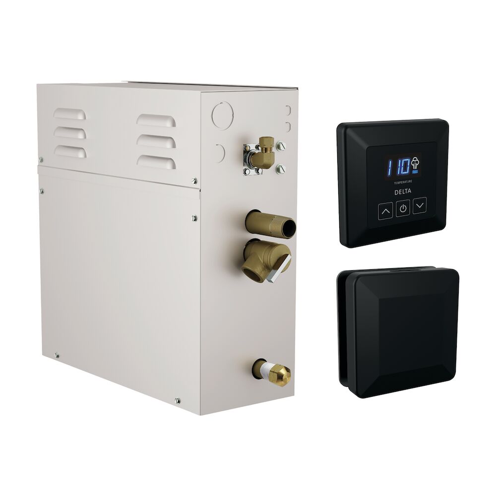 Delta Universal Showering Components SimpleSteam™ Kit - 7.5kW, Matte Black