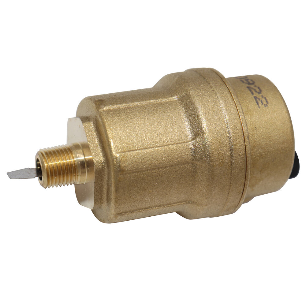 Caleffi 502610A Automatic Air Vent, 1/8 in, MNPT, 150 psi Max, 240 deg F, Brass