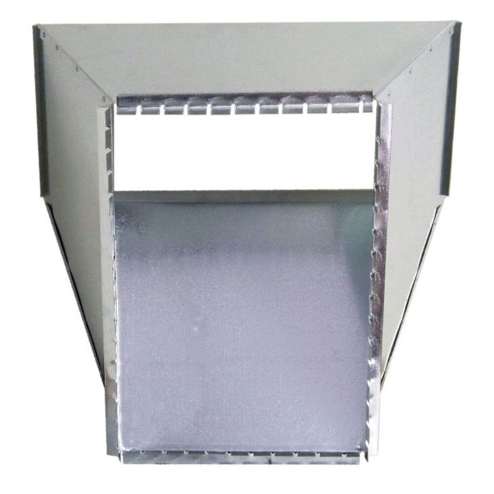 Snappy™ 47C-12 Center Starting Collar Transition with 2" rise, 12x8-12x10, Steel, Galvanized