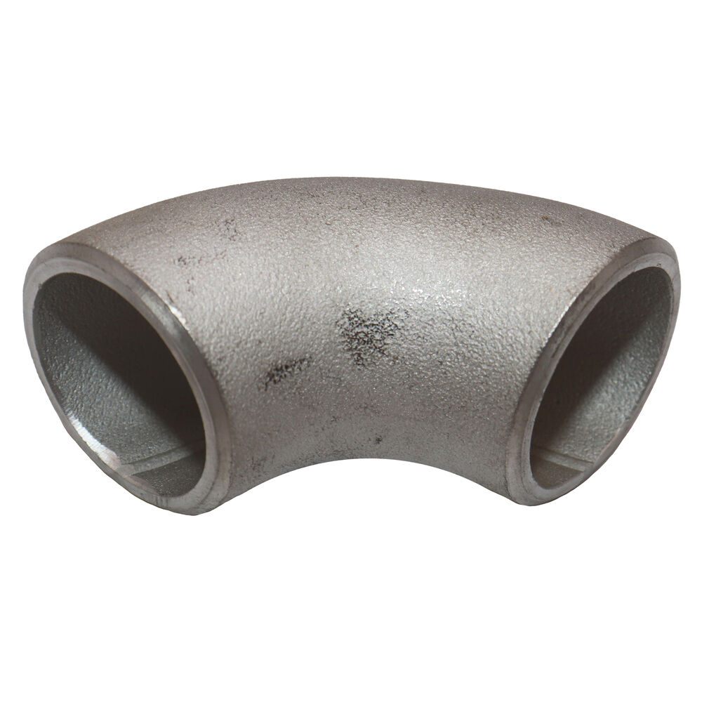 01401-16 Long Radius 90 deg Pipe Elbow, 1", Butt Weld, SCH 10S, 304/304L Stainless Steel