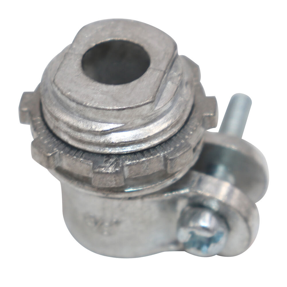 Diversitech Devco® PI322 Squeeze Straight Connector, Die Cast Zinc, Pack of 8