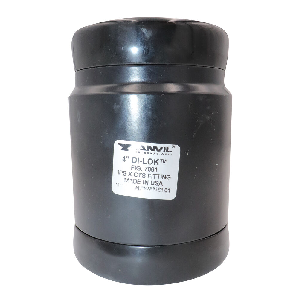 0390217461 FIG 7091 Dielectric Adapter Nipple, Carbon Steel, Nylon Coated, Seamless