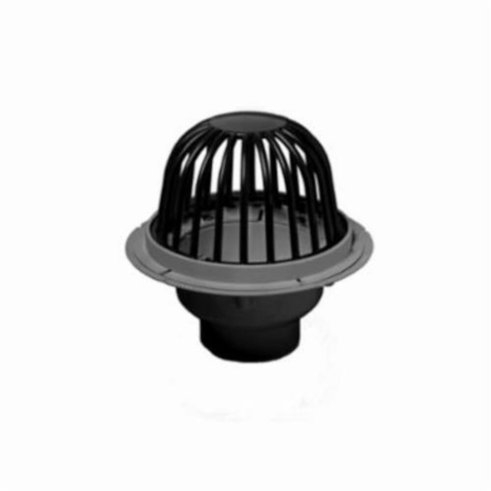 Oatey® 78032 78000 Roof Drain With ABS Dome and Dam Collar, 2" Outlet, FNPT Connection, PVC Drain