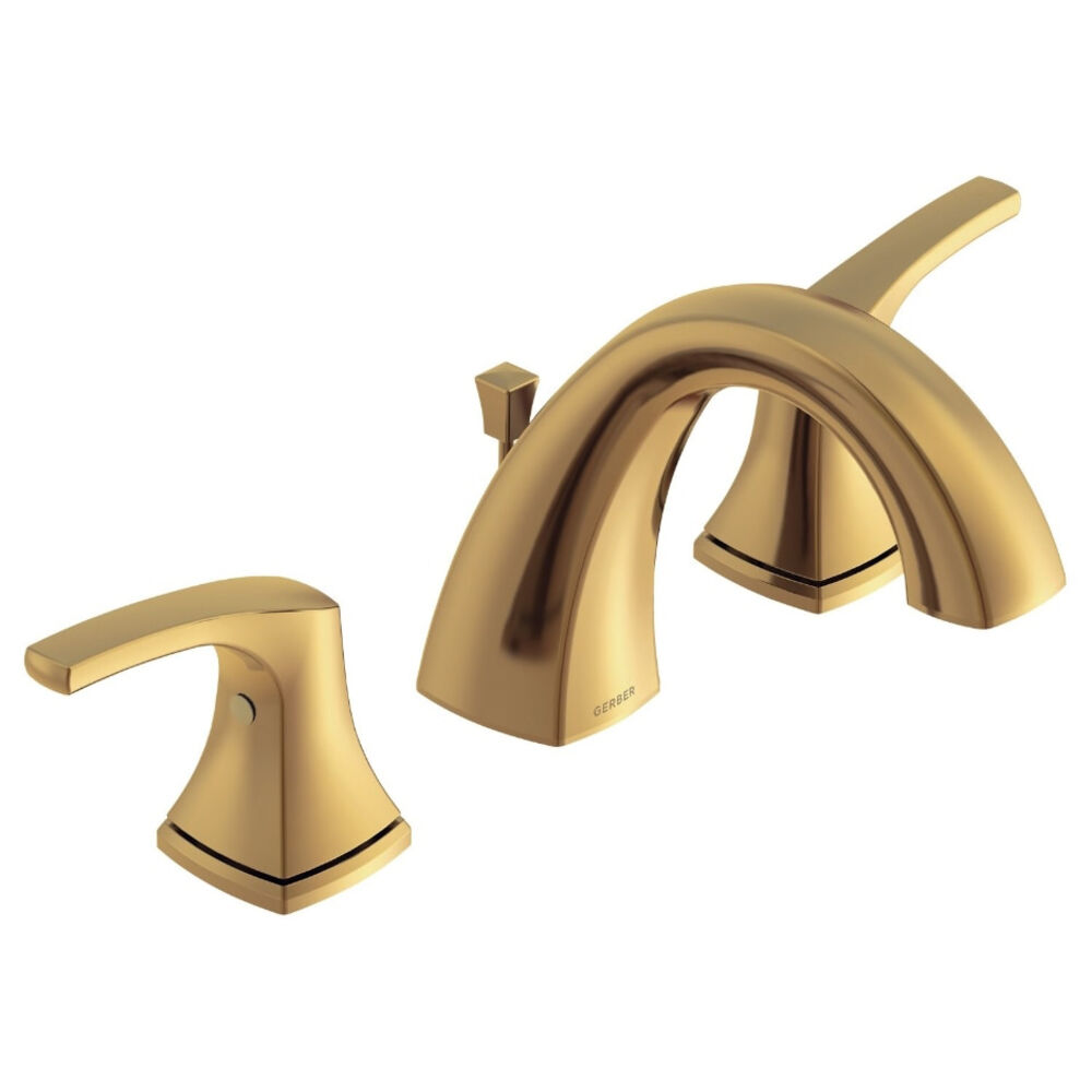 D304118BB Vaughn® Two Handle Widespread Bathroom Faucet, Metal Pop-Up Drain, Brushed Bronze