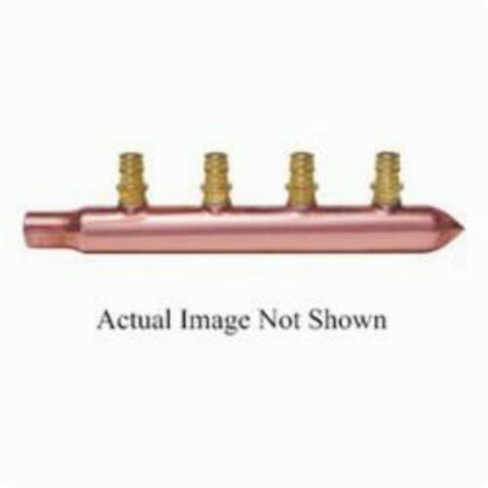 PowerPEX® BranchMaster™ 672WG0830 Manifold, (8) 1/2" Outlets, Copper, Domestic