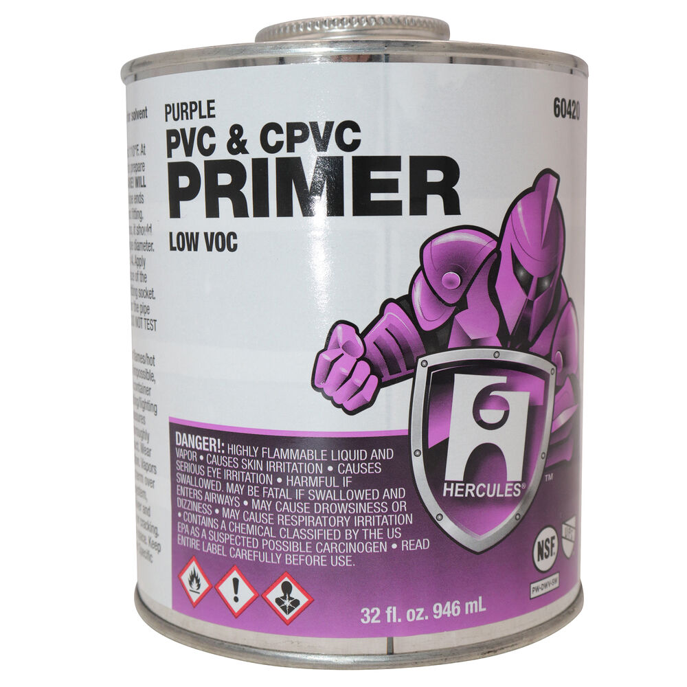 Hercules® 60420 Professional Primer, 32 oz Can, Purple