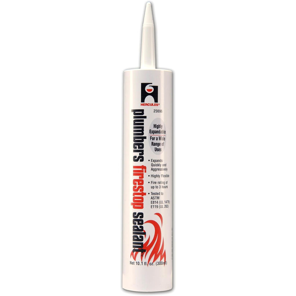 Hercules® 25696 Firestop Caulk, Cartridge, Off-White