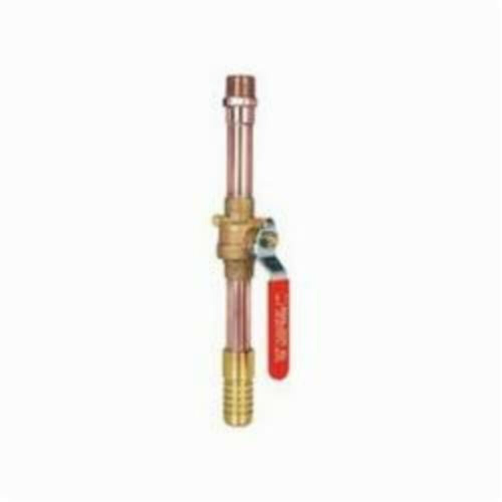 646-GP4412FD Water Serve Connector With Drain, Barb 1" Inlet, MNPT 1" Outlet, Copper, Domestic