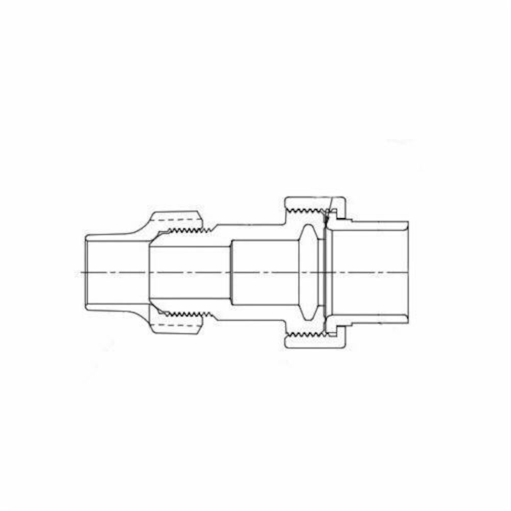 McDonald® 5120-170, 73205 Extra Strong Lead Union, 1 in, FlangexC Flare
