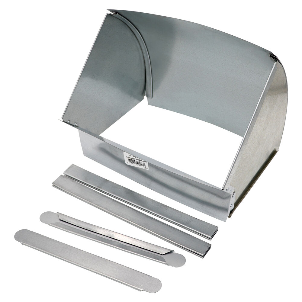 Snappy™ 106-1212 Shortway Trunk Angle, Socket Weld, 45 deg, 12, Galvanized, Steel