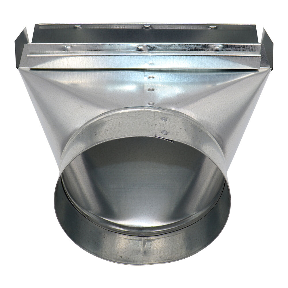 Snappy™ 13-206 Stack Boot, 90 deg, 2-1/4x10x6, Steel, Galvanized