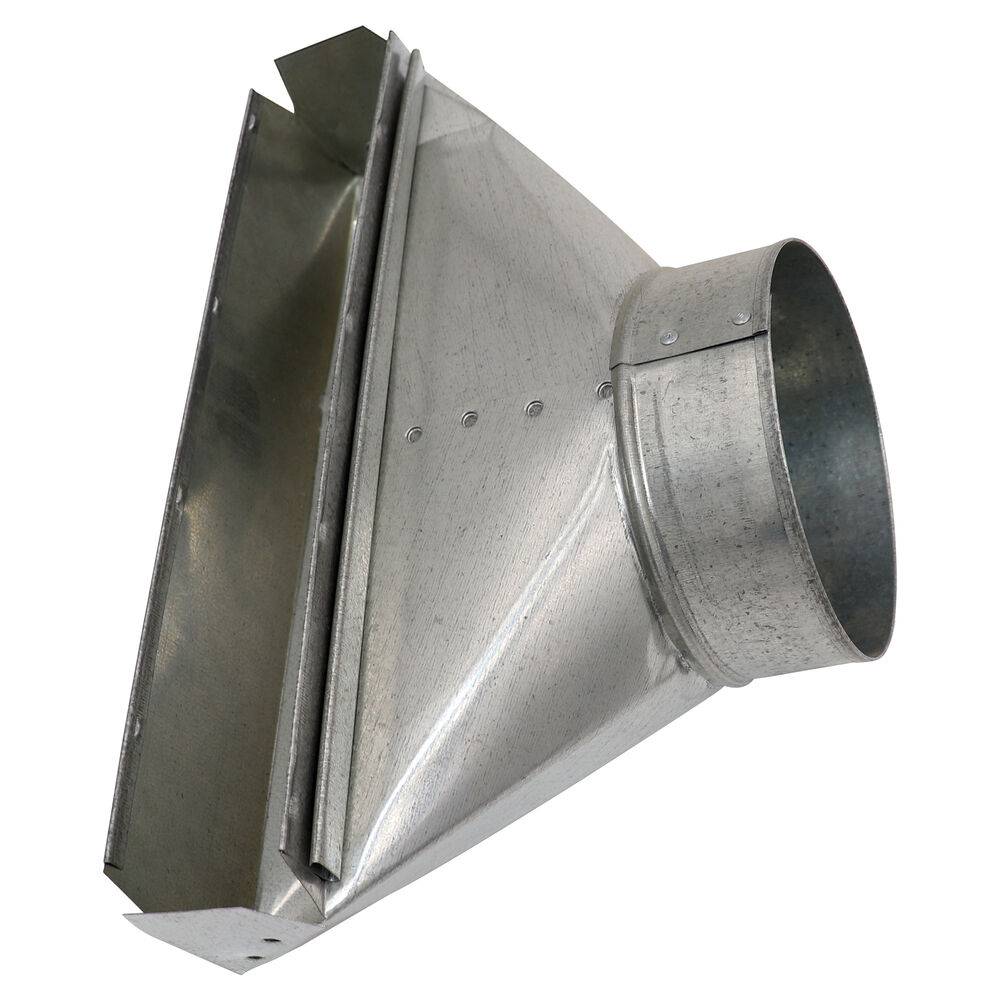 Snappy™ 13-225 Stack Boot, 90 deg, 2-1/4x12x5, Steel, Galvanized