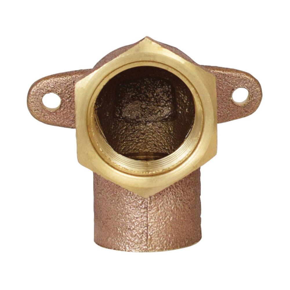 LEGEND 302-223 Drop-Ear 90 deg Elbow, 1/2 in, CxFNPT, Brass, Import