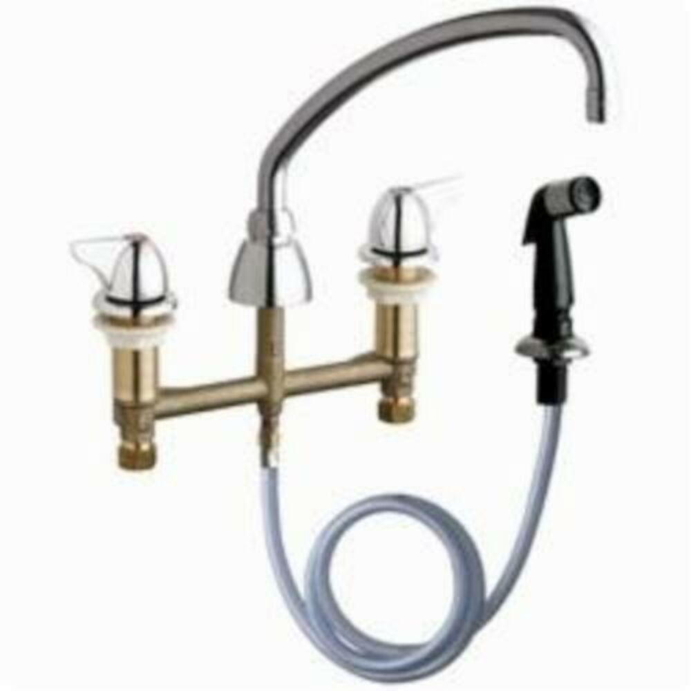 200-A1000XKABCP Concealed Kitchen Sink Faucet With Side Spray, Chrome Plated