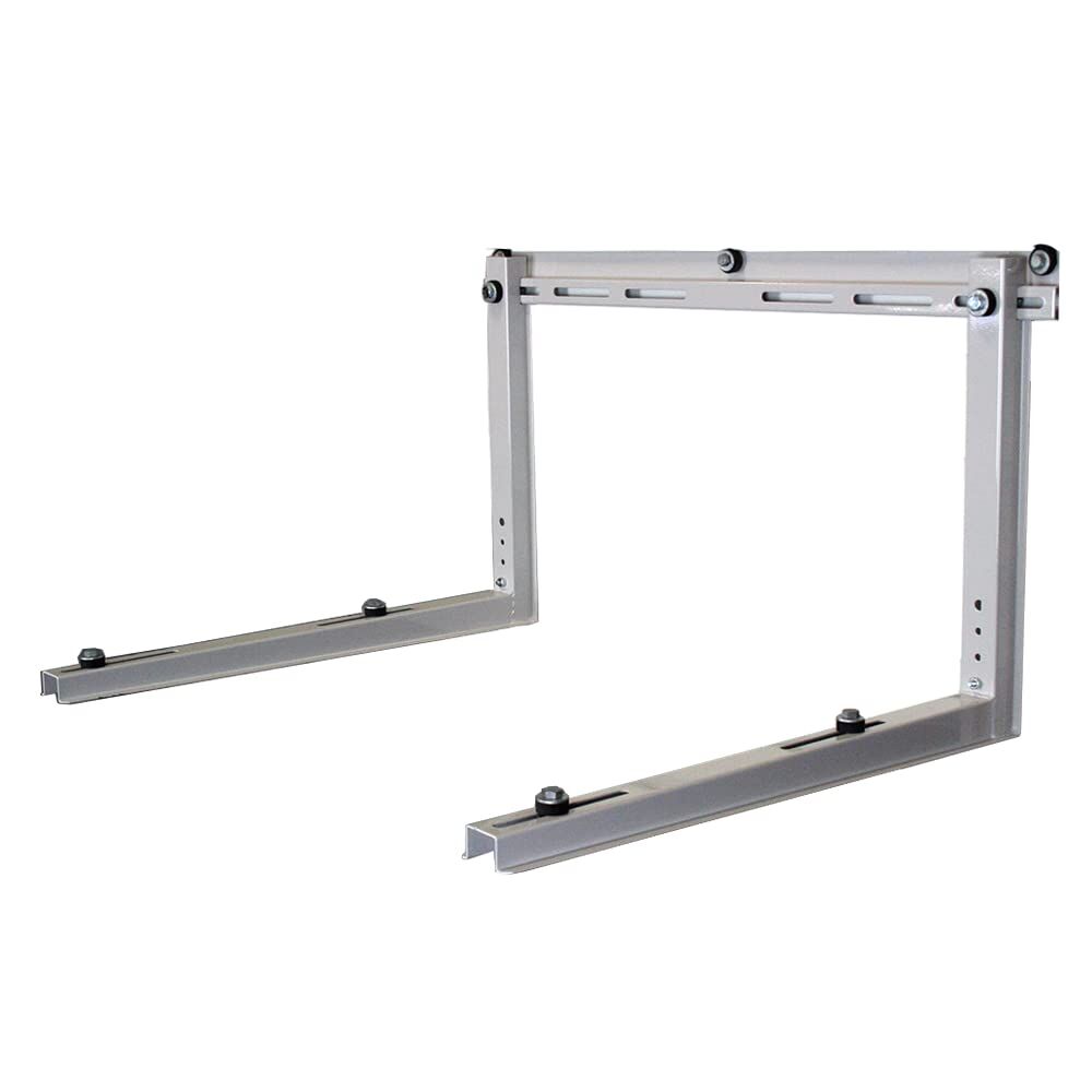 QSWB4000 Adjustable Wall Bracket With Rail, 25"L, 500 lb Capacity, Steel