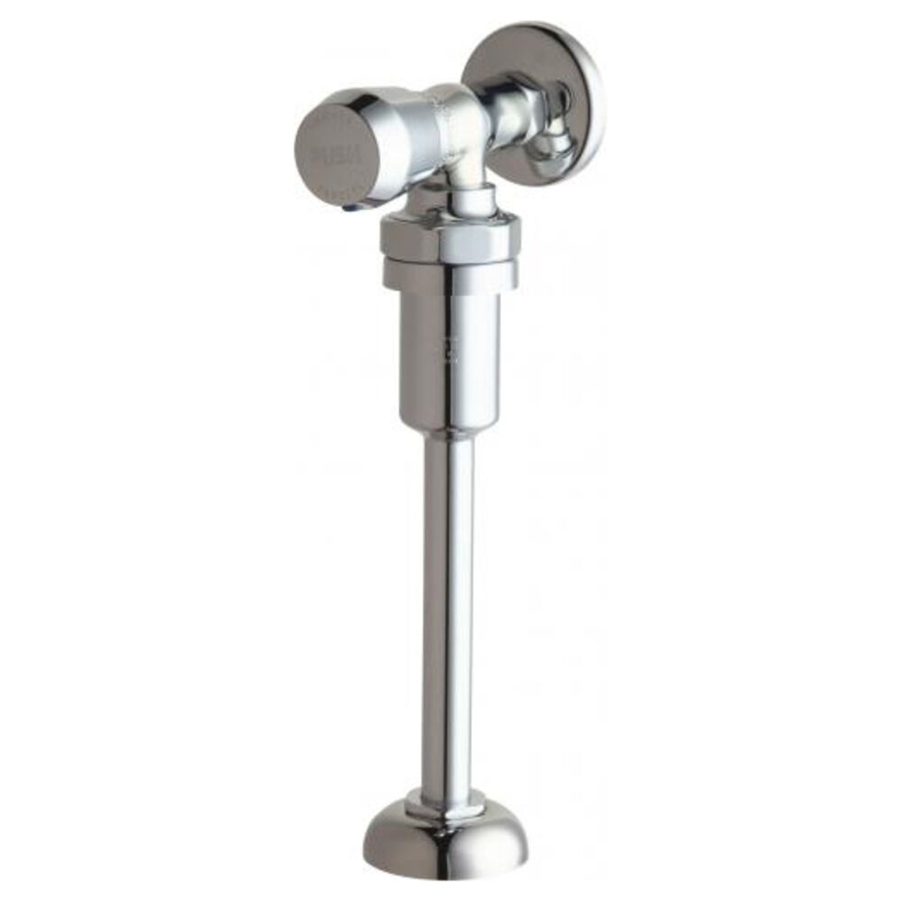 Chicago Faucet® 732-VB665PSHCP Angle Urinal Valve With Riser, 1/2 in FNPT Inlet, 20 to 125 psi, Polished Chrome