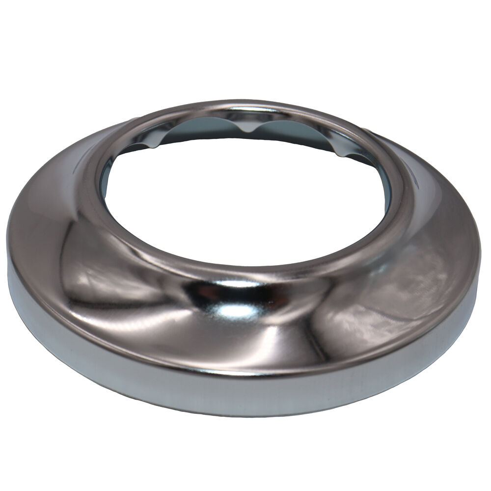 911-6 DWV Shallow Escutcheon, 1-1/2" IPS, Steel, Chrome Plated, Domestic