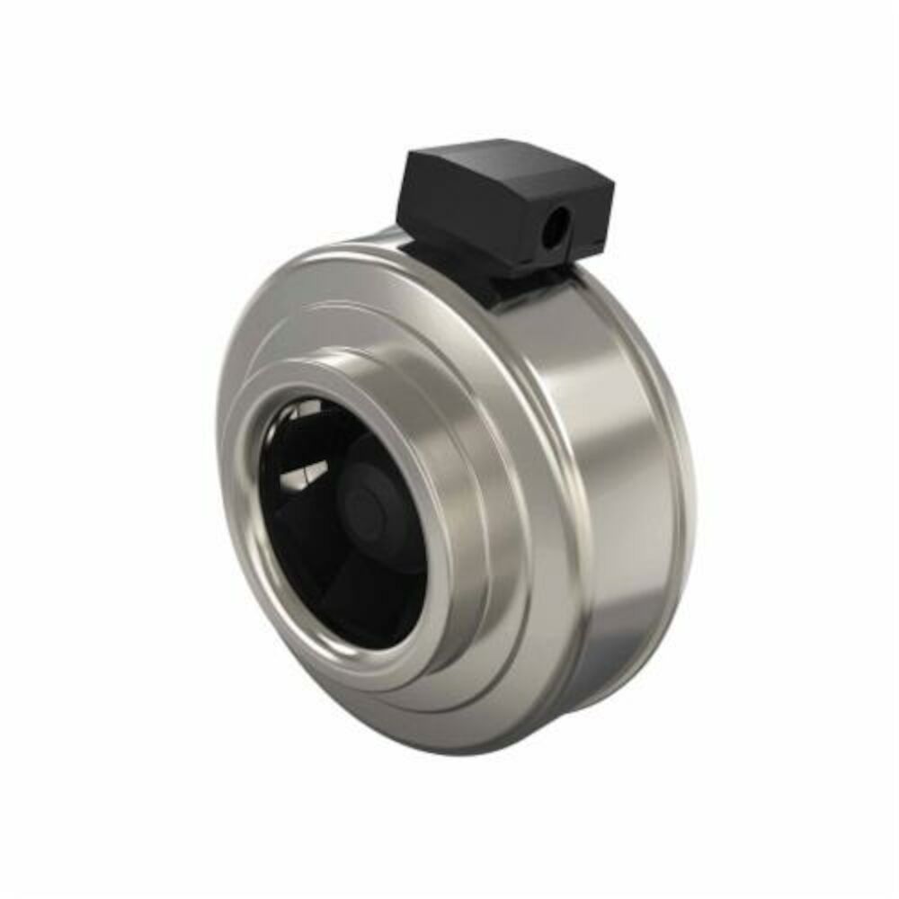 Fantech® FG 10 Centrifugal Inline Duct Fan, 120 V, 1.23 A, 10" Duct, 519 cfm, Galvanized Steel Housing