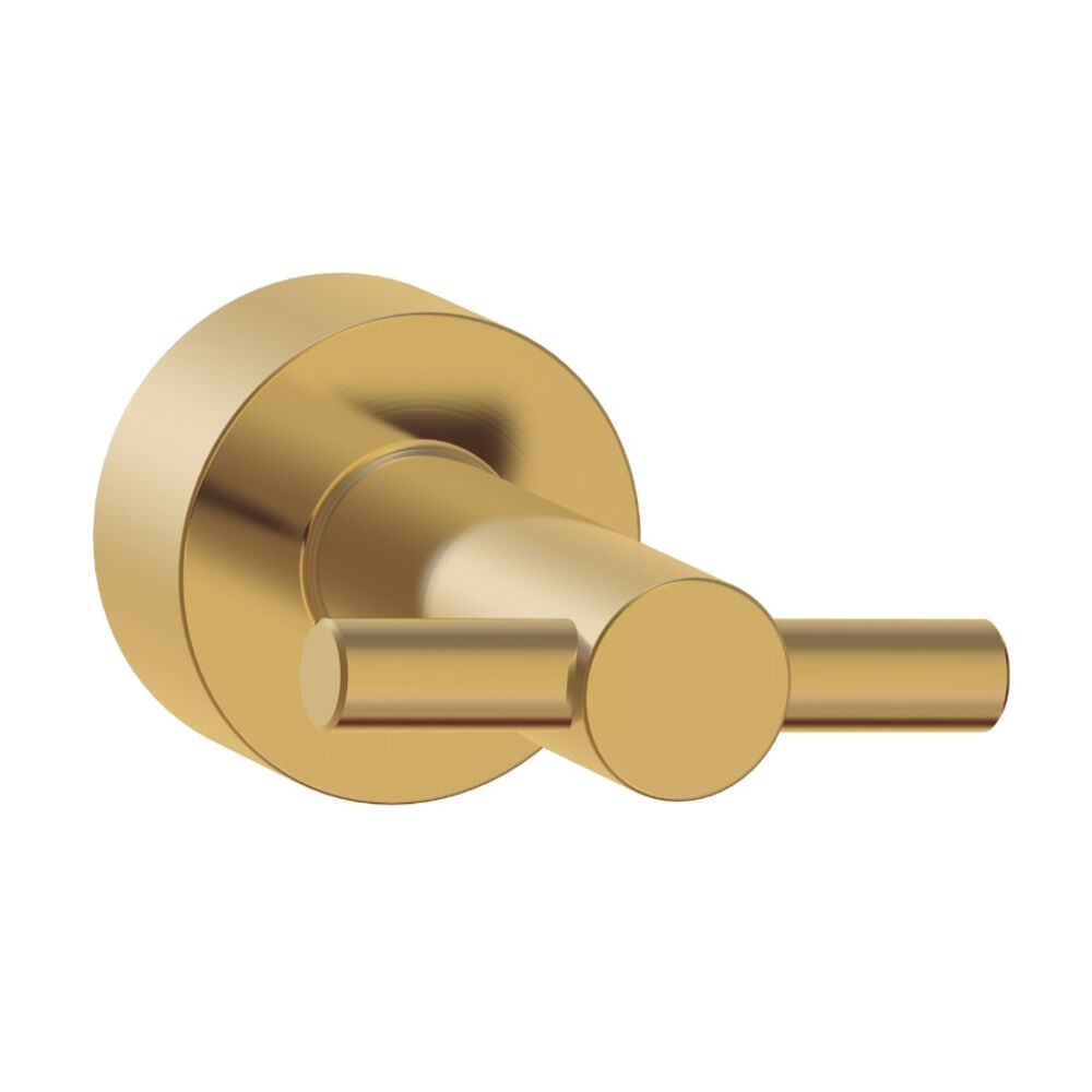 D446161BB Parma® Robe Hook, 1 Hooks, 1-3/4" OAH x 2-1/2" OAW x 3-1/4" OAD, Brass/Copper
