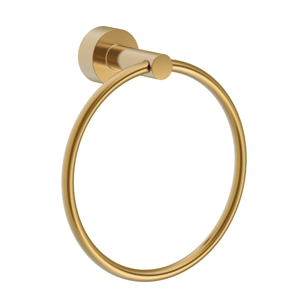 D446158BB Parma Round Towel Ring, 6-7/8" Dia Ring, 3-1/4" L Bar, Metal