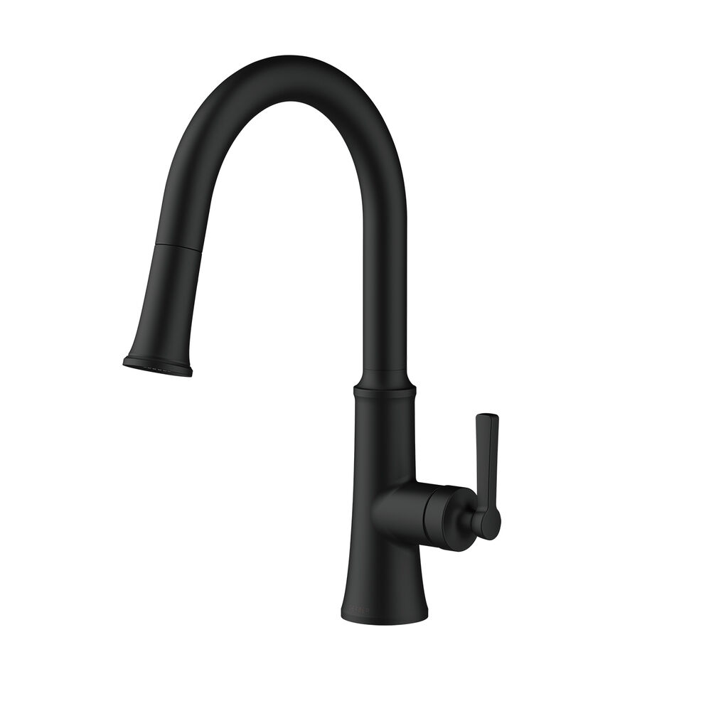 D454079BS Northerly Faucet, 1.75 gpm Flow Rate, 1 Handle, 1 Faucet Hole, Satin Black