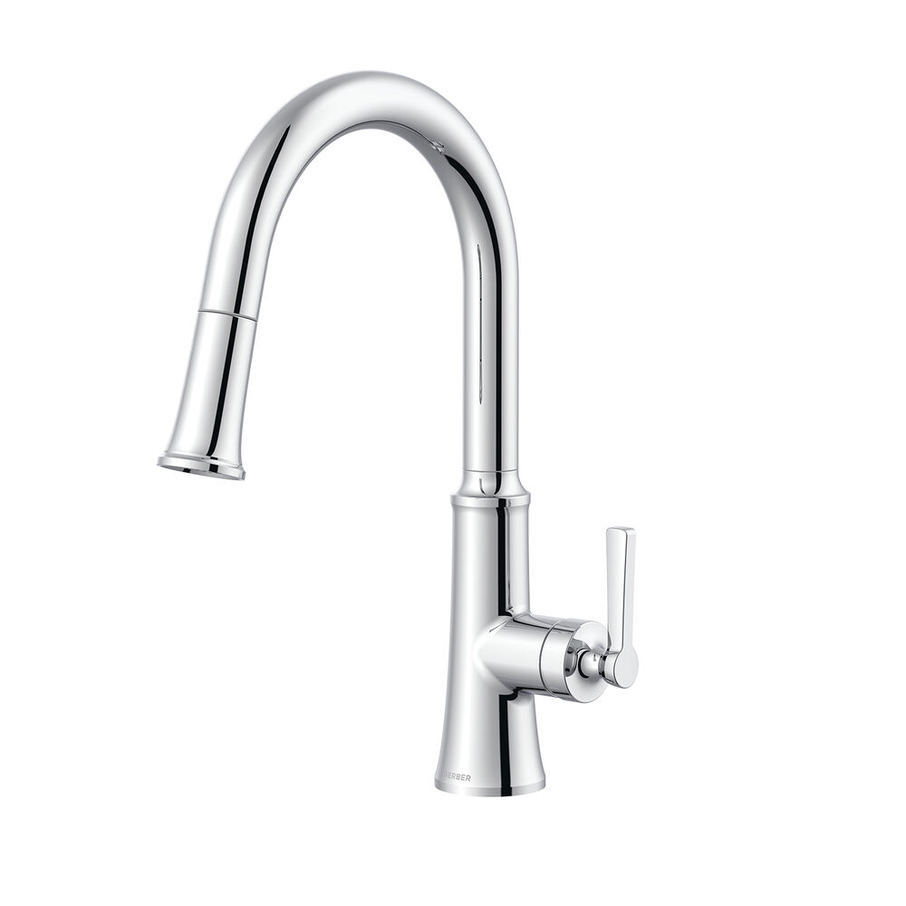 D454079 Northerly Faucet, 1.75 gpm Flow Rate, 1 Handle, 1 Faucet Hole, Chrome