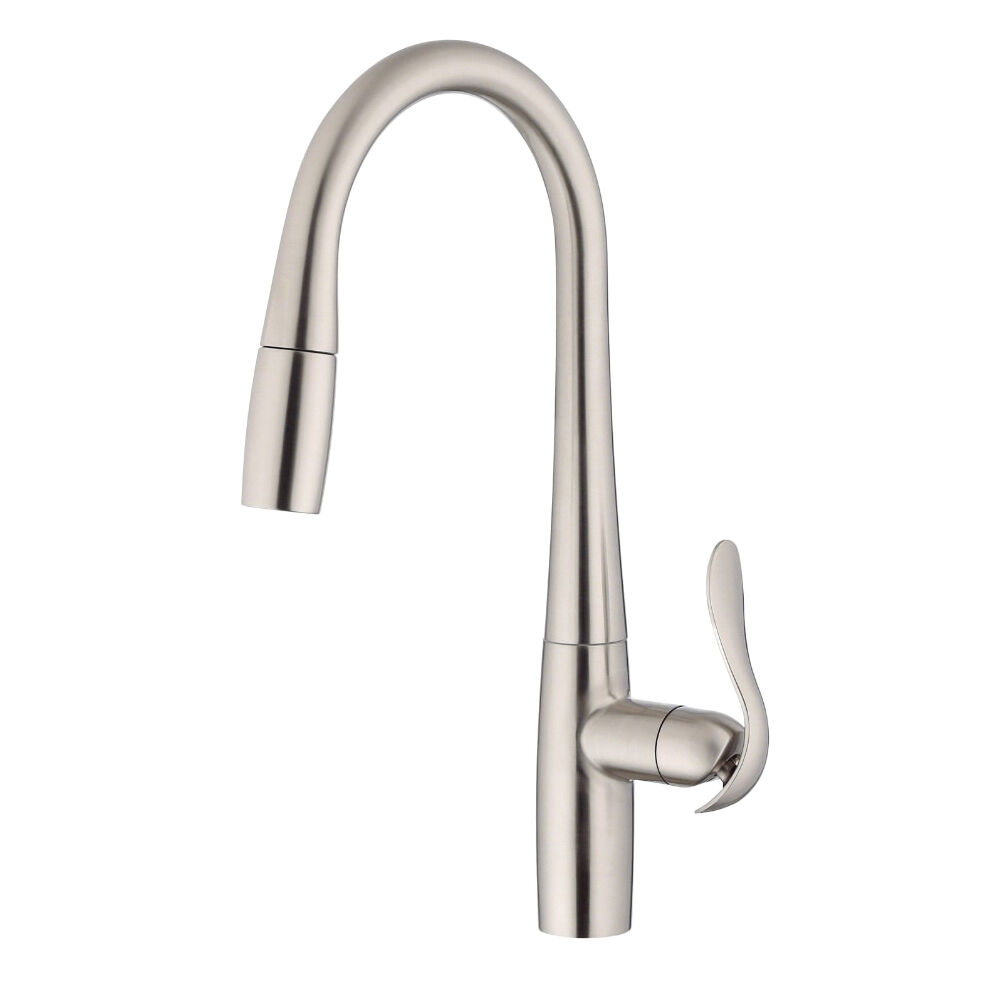 D454012SS Selene® Pull-Down Kitchen Faucet, 1.75 gpm, 1 Handle, 1 Faucet Hole, Stainless Steel