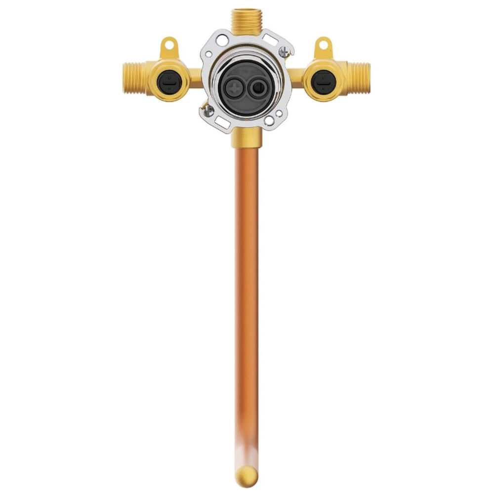 Gerber® G00GS505T Treysta® Modern/Contemporary Tub and Shower Rough-In Valve Assembly with Stub-Out, Antique Brass