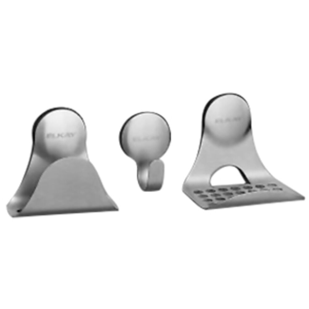 LKSMHSL e-Dock Sinkmate Kit With Hook Sponge Holder and Ledge, 4-13/16 in Wx8 in Dx3-5/8 in H, Import