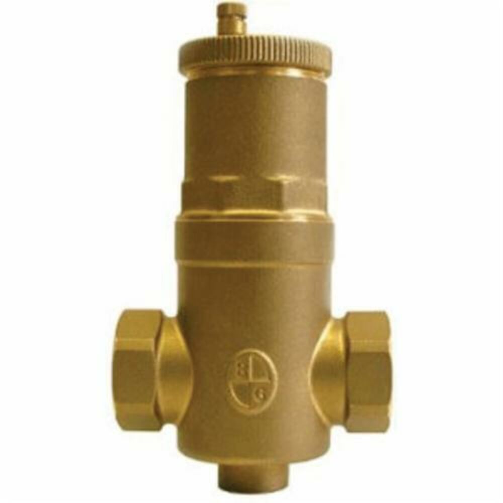 Bell & Gossett 112112 EASB-JR Air Separator, 1 in, NPT, 150 psi, 250 deg F, Brass