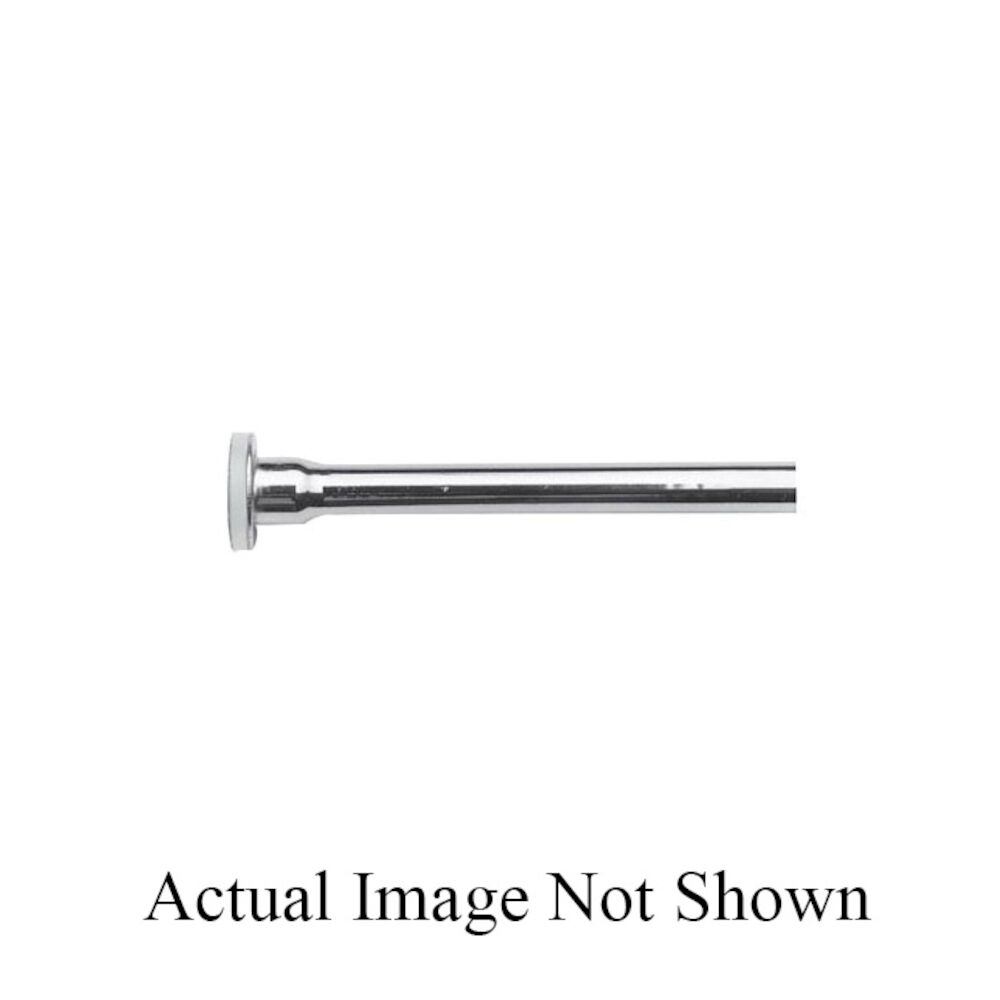 Newport Brass® 436/03 Flat Head Rigid Supply Tube, 3/8 in, Compression, 20" L, Solid Brass