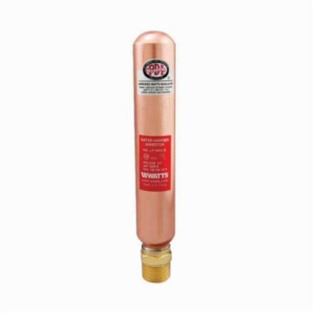 WATTS® 0750160, LF15M2-A LF15 Water Hammer Arrester, 1/2 in, NPT, 150 psi, Import