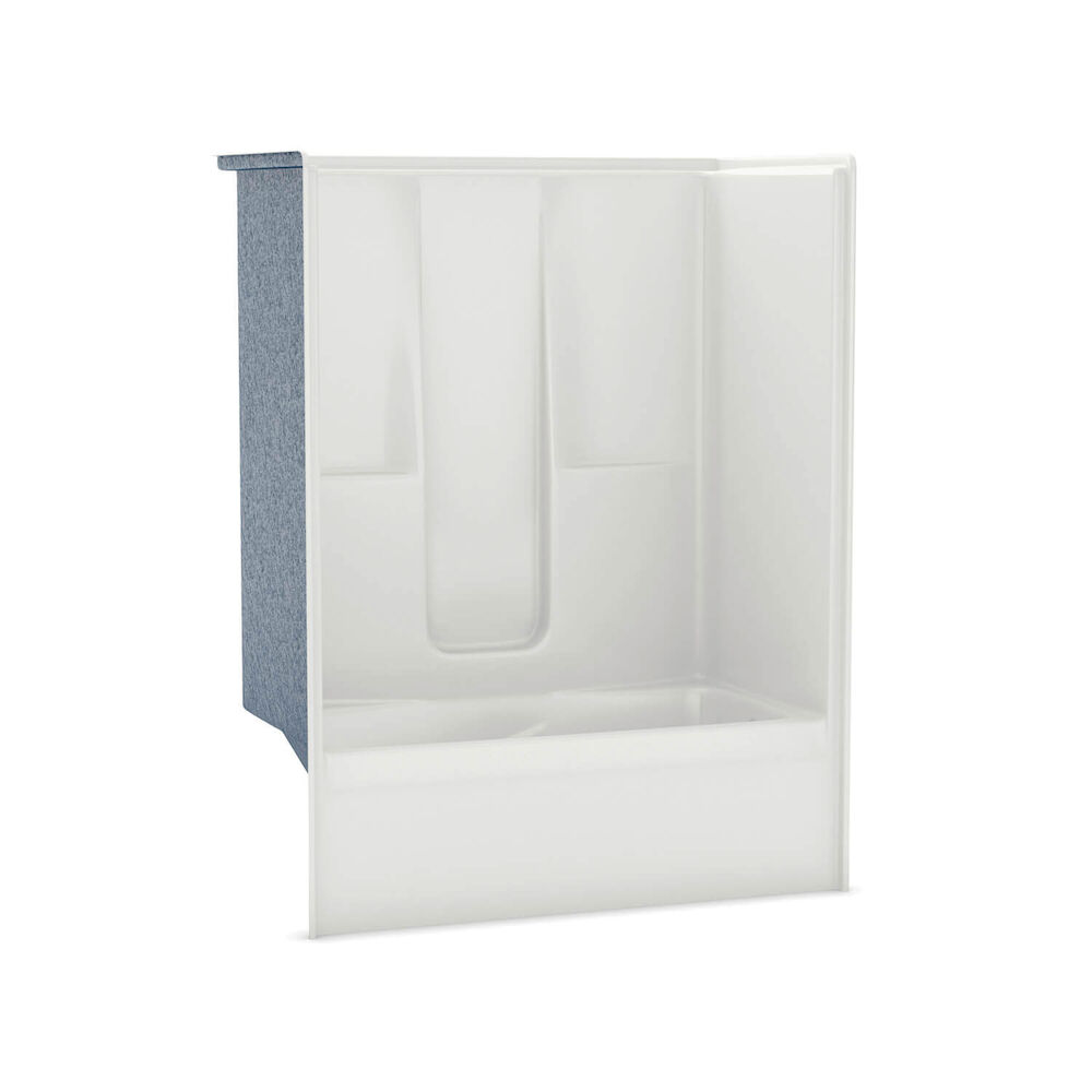 141002-L-000-002 SBW 3360 1-Piece Tub-Shower w/o Seat, Fiberglass, Gel-Coated/White