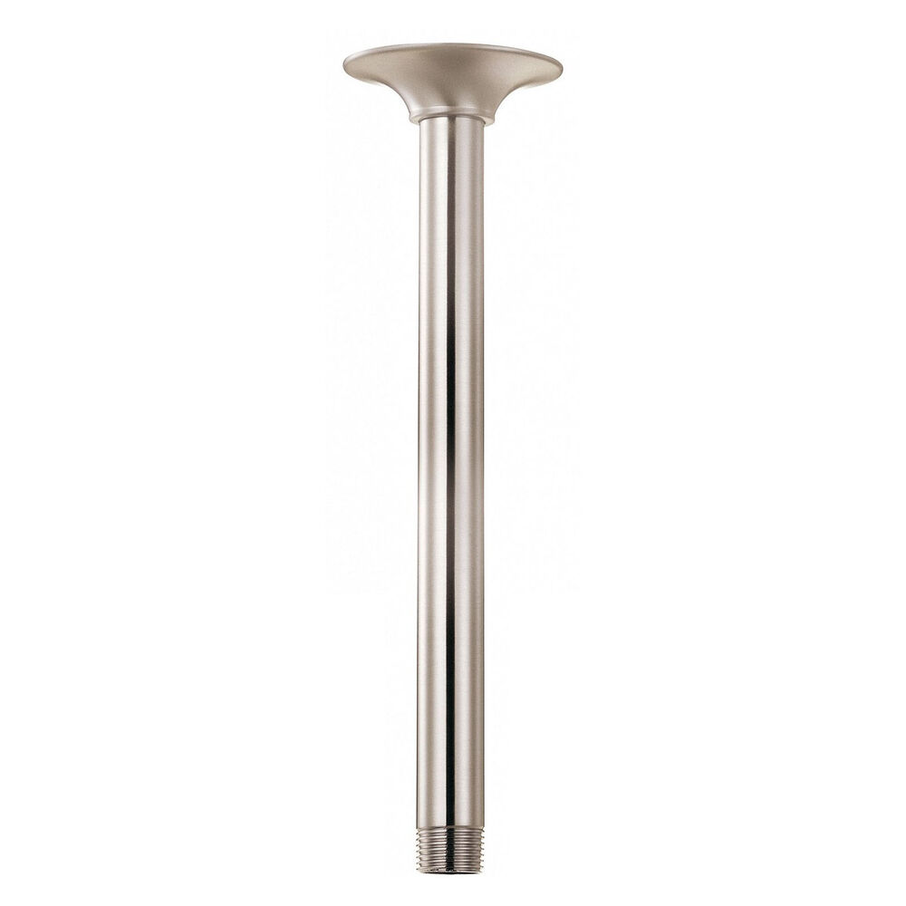 Gerber D481306BN 10" Ceiling Mount Round Showerarm w/ Escutcheon, Brushed Nickel
