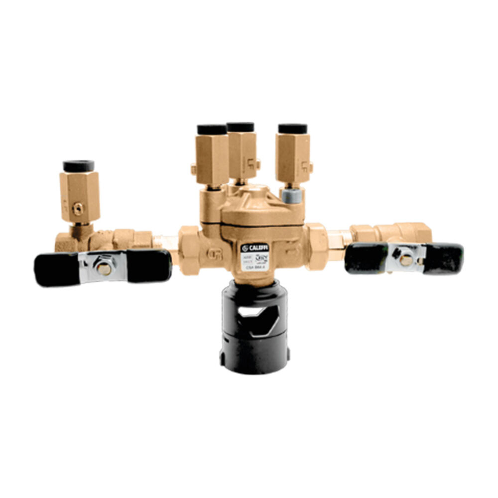 574064A FlowShield™ 1/2" Reduced Pressure Zone Backflow Preventer Assembly, Press, 150 PSI, DZR Brass