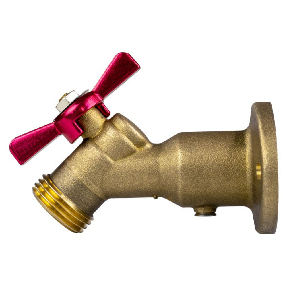 117Q22 T-Handle Quarter-Turn Sillcock, 1/2" Nominal, Push-Fit CTS End Style, Brass Body
