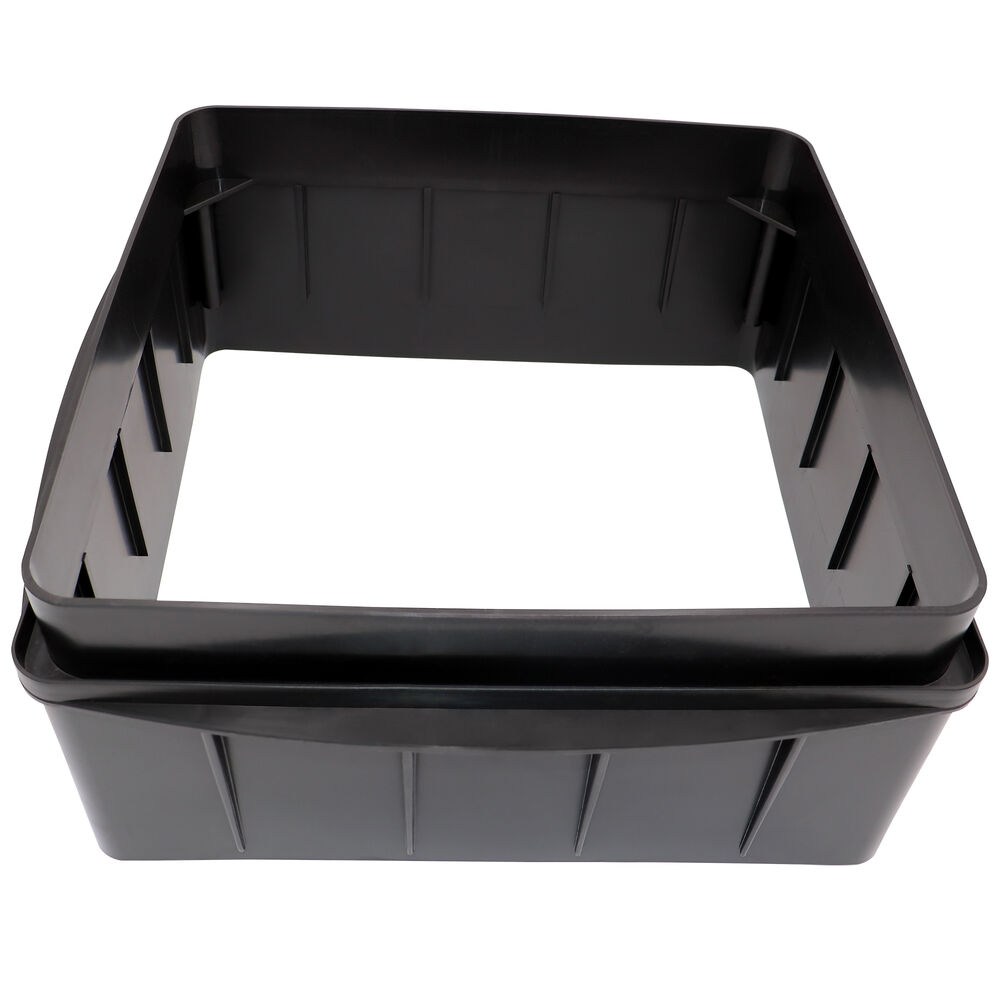 Tuf-Tite® B4-RIS Tall Riser, Plastic, Black